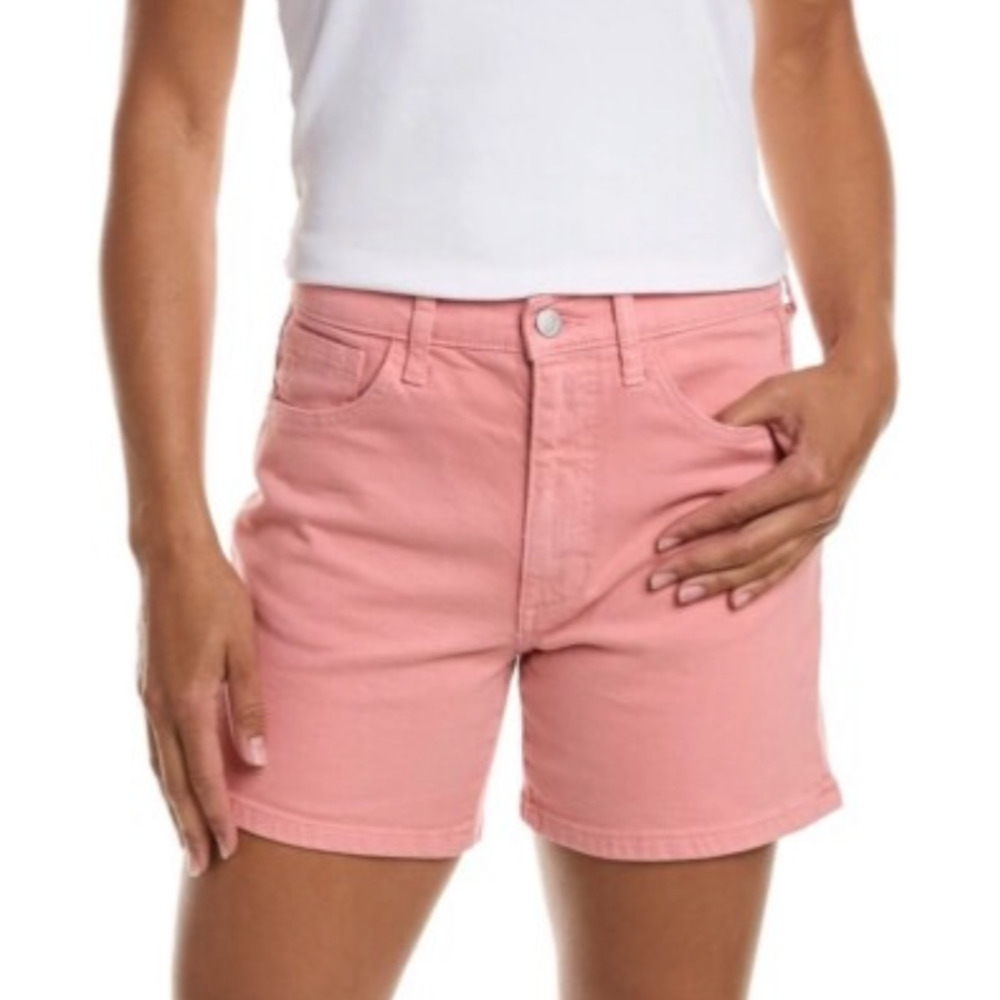 Joe's Jeans Women's High Rise Denim Long Shorts‎ Vintage Easy Pink Stretch 26